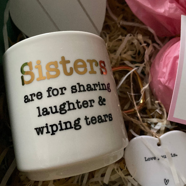 sister mug gift box for sisters