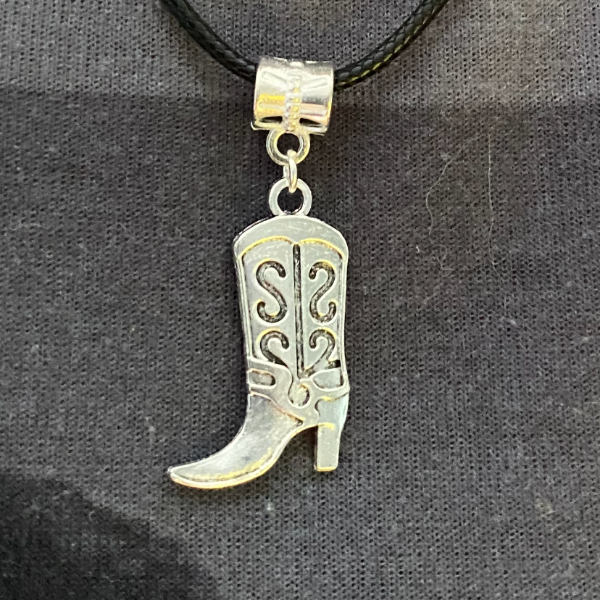 swiftie gift box Cowgirl boot pendant necklace
