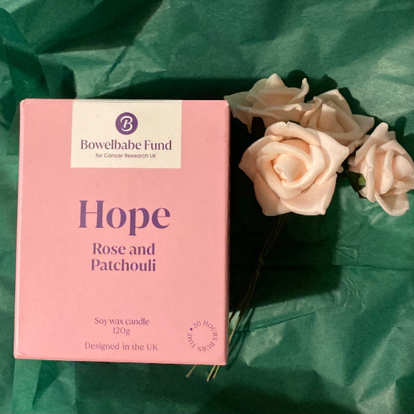womens cancer comfort box candle