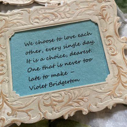 bridgerton gift box frame