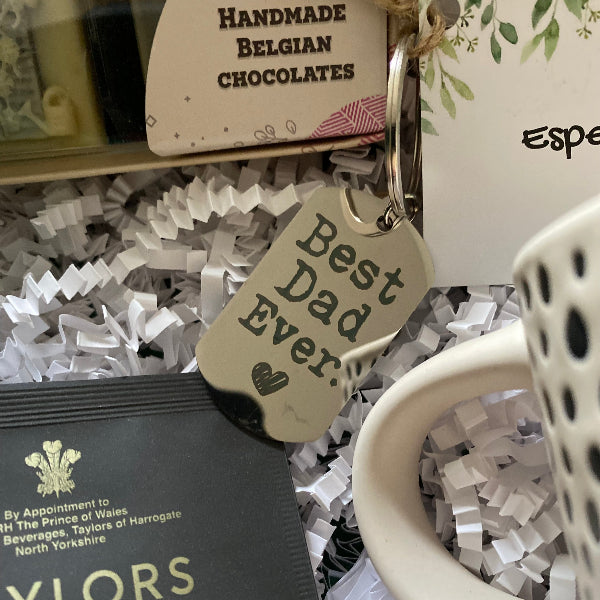 gardeners gift box best dad key ring
