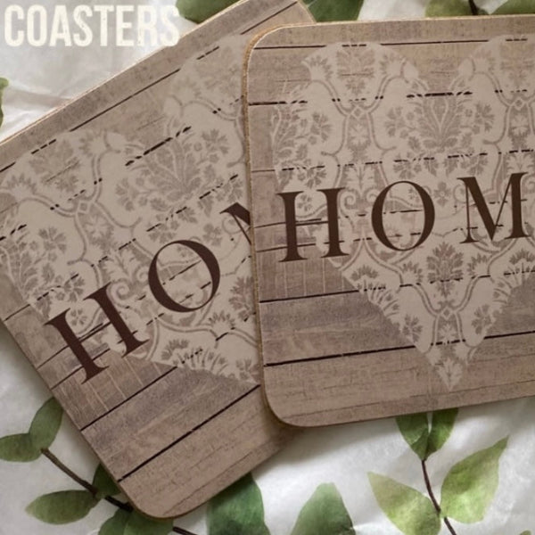 new home coasters for gift box