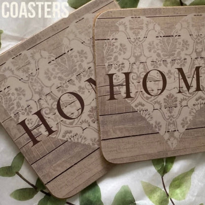 new home coasters for gift box